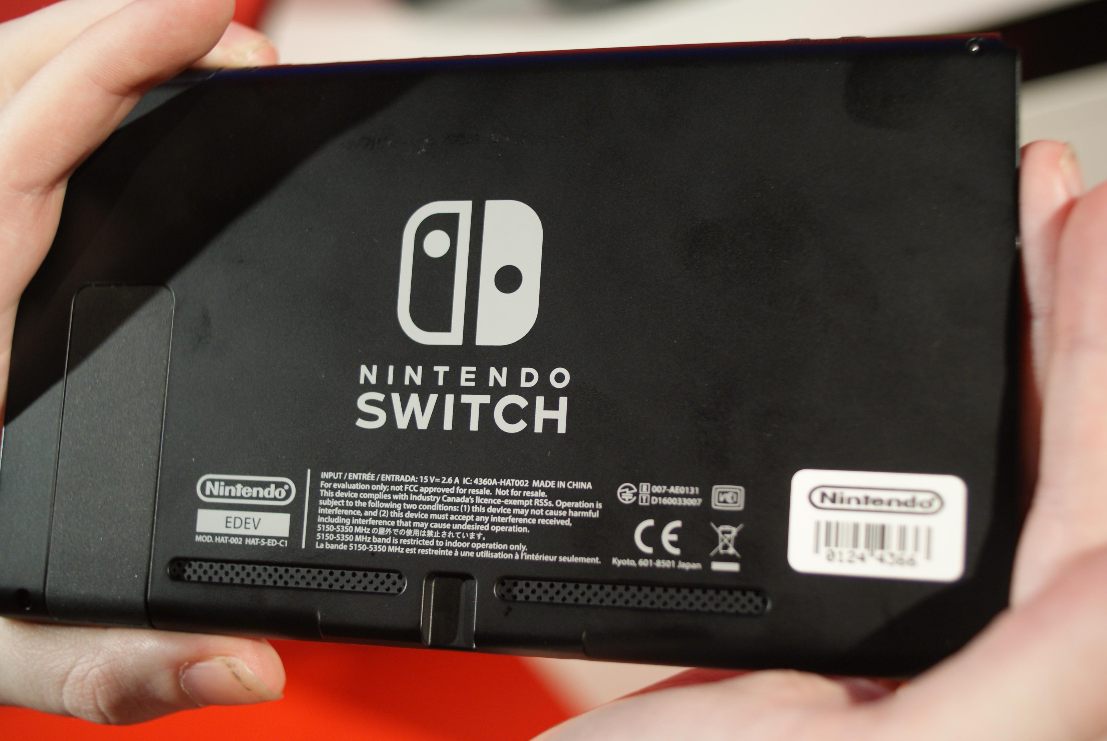 new nintendo switch serial number